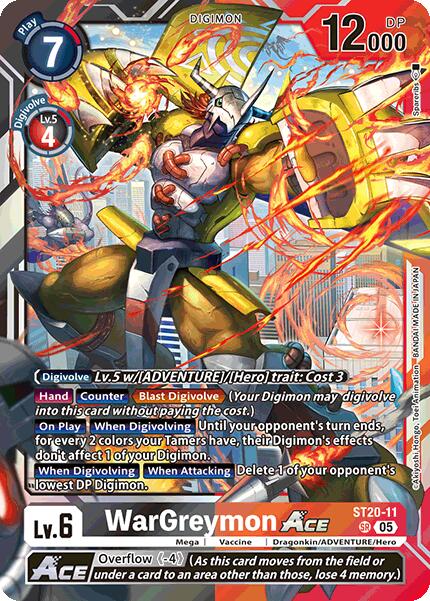 WarGreymon ACE [ST20-11] [Starter Deck: Protector of Light] | Card Merchant Takapuna