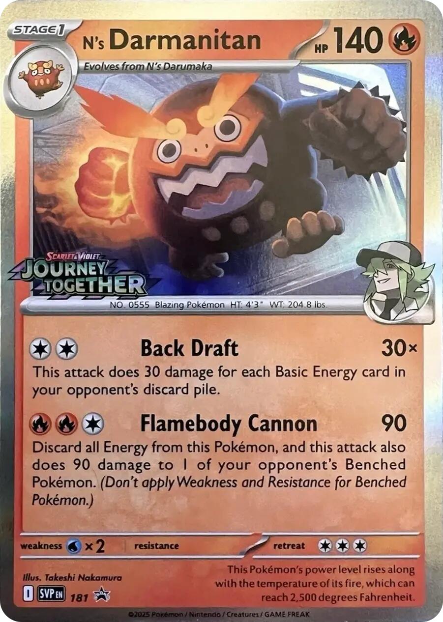 N's Darmanitan (181) [Scarlet & Violet: Black Star Promos] | Card Merchant Takapuna
