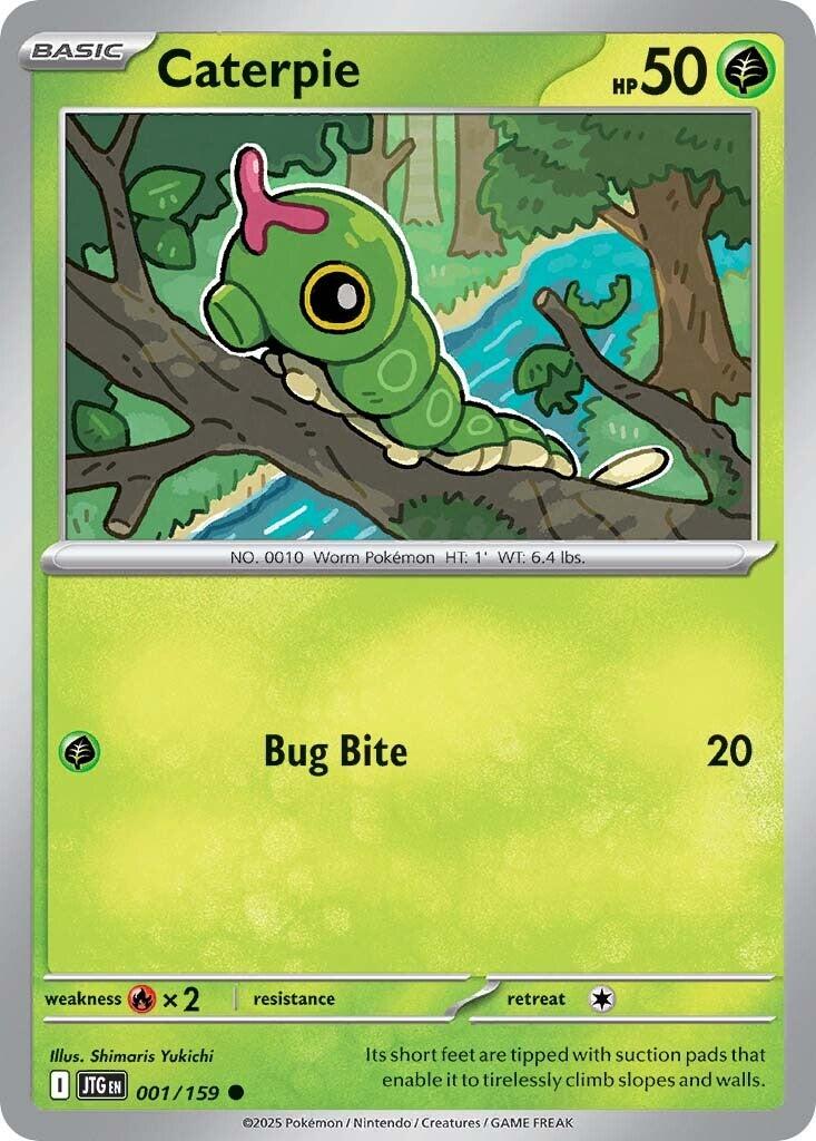 Caterpie (001/159) [Scarlet & Violet: Journey Together] | Card Merchant Takapuna