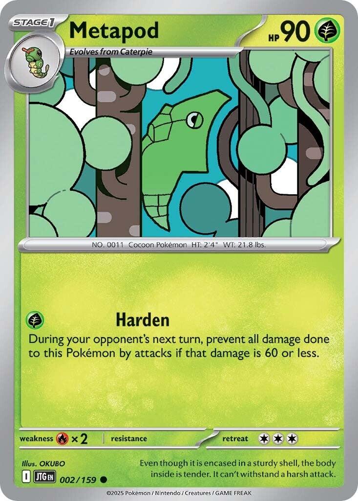 Metapod (002/159) [Scarlet & Violet: Journey Together] | Card Merchant Takapuna