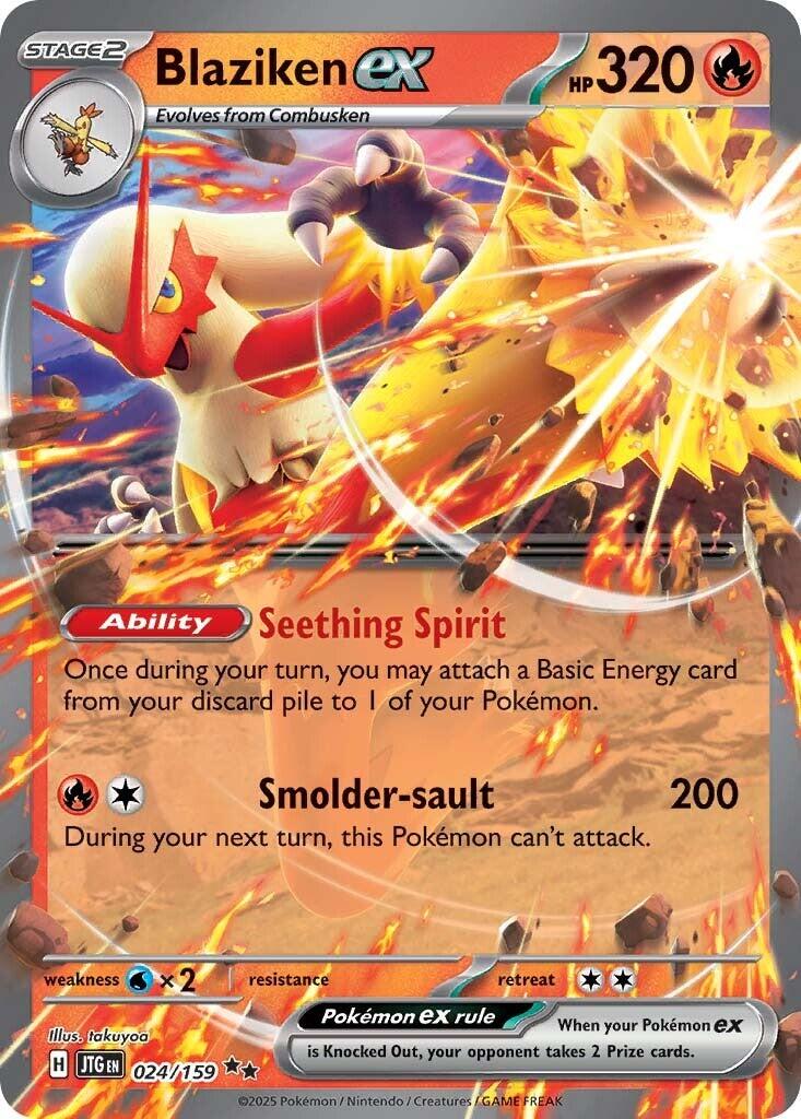 Blaziken ex (024/159) [Scarlet & Violet: Journey Together] | Card Merchant Takapuna