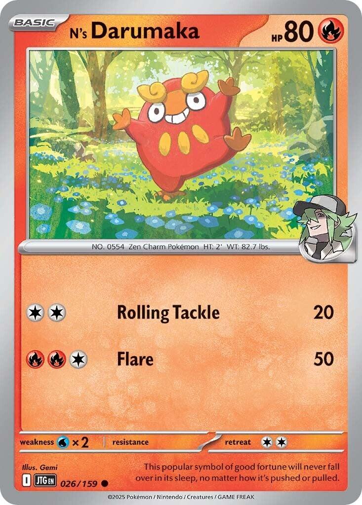 N's Darumaka (026/159) [Scarlet & Violet: Journey Together] | Card Merchant Takapuna