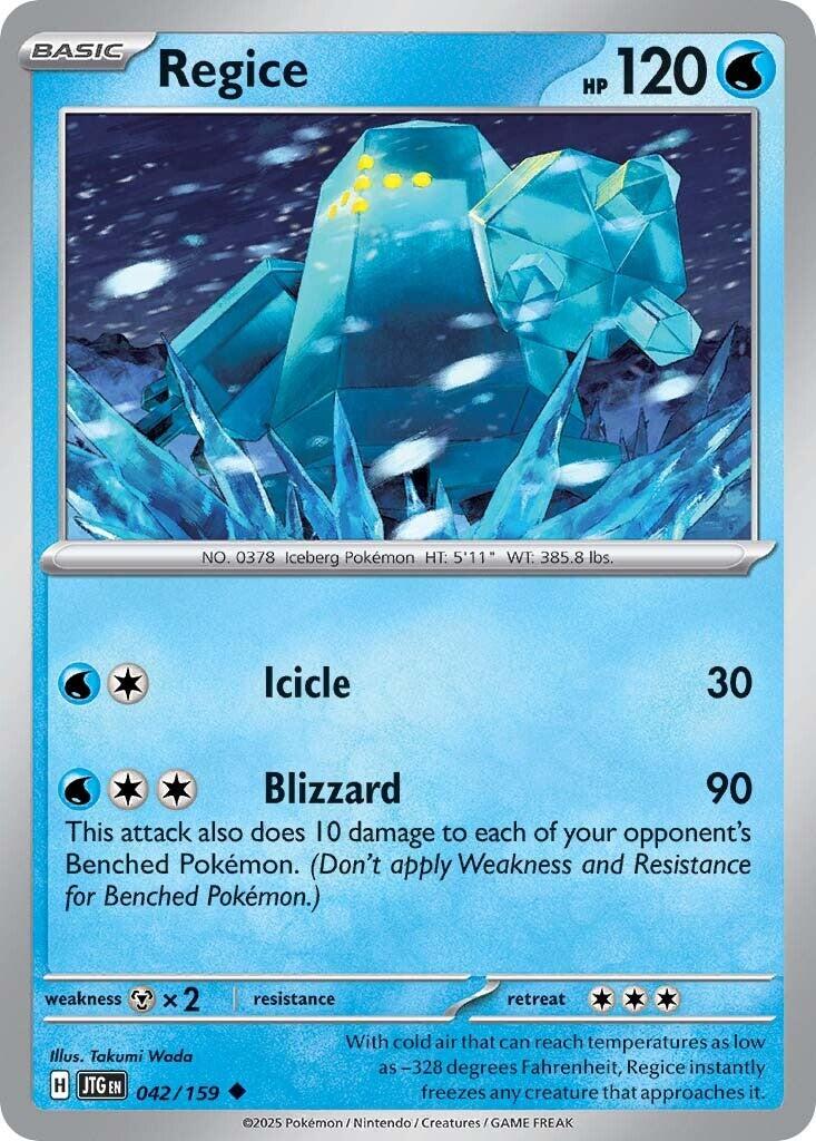 Regice (042/159) [Scarlet & Violet: Journey Together] | Card Merchant Takapuna