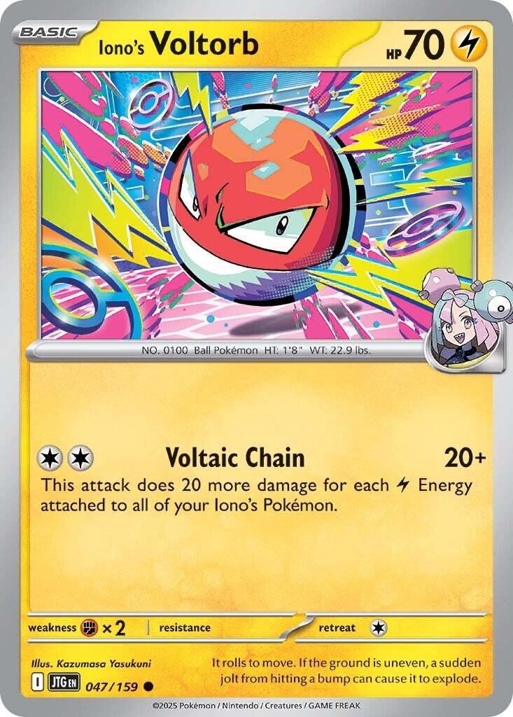 Iono's Voltorb (047/159) [Scarlet & Violet: Journey Together] | Card Merchant Takapuna