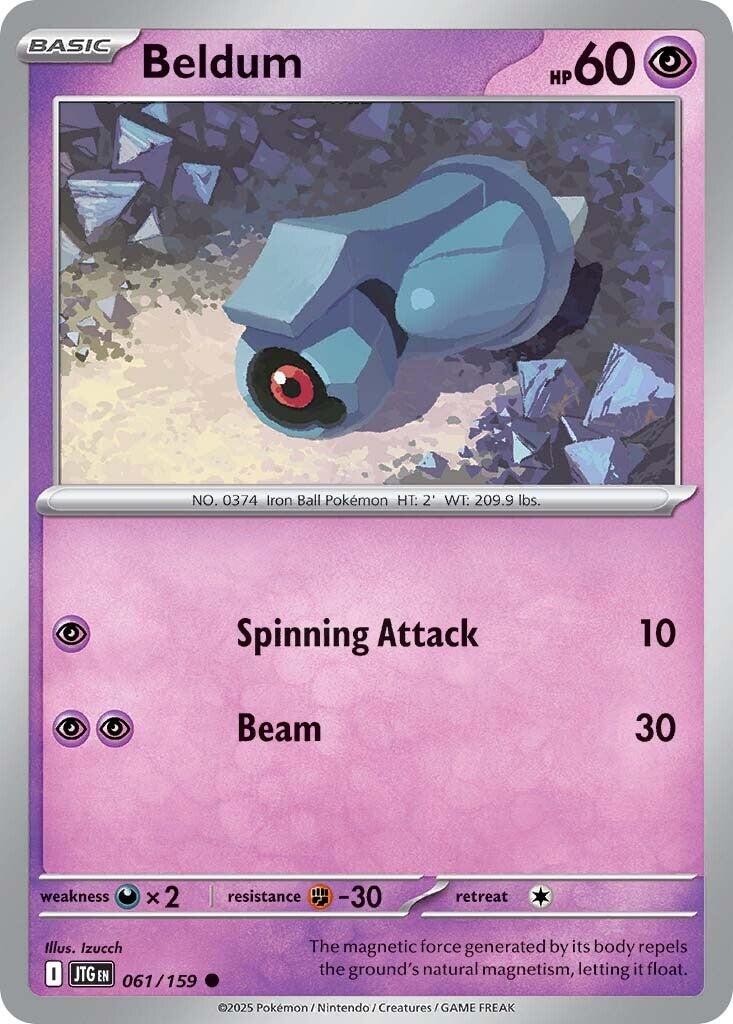 Beldum (061/159) [Scarlet & Violet: Journey Together] | Card Merchant Takapuna