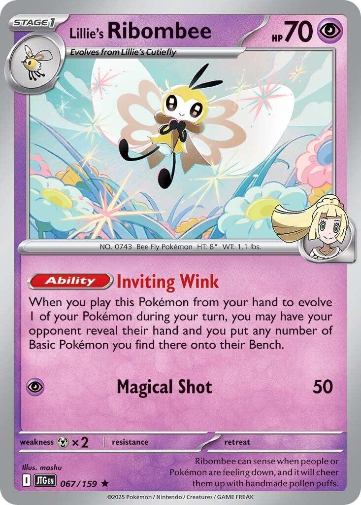 Lillie's Ribombee (067/159) [Scarlet & Violet: Journey Together] | Card Merchant Takapuna