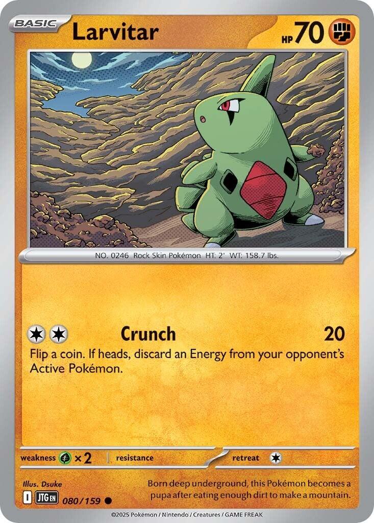 Larvitar (080/159) [Scarlet & Violet: Journey Together] | Card Merchant Takapuna