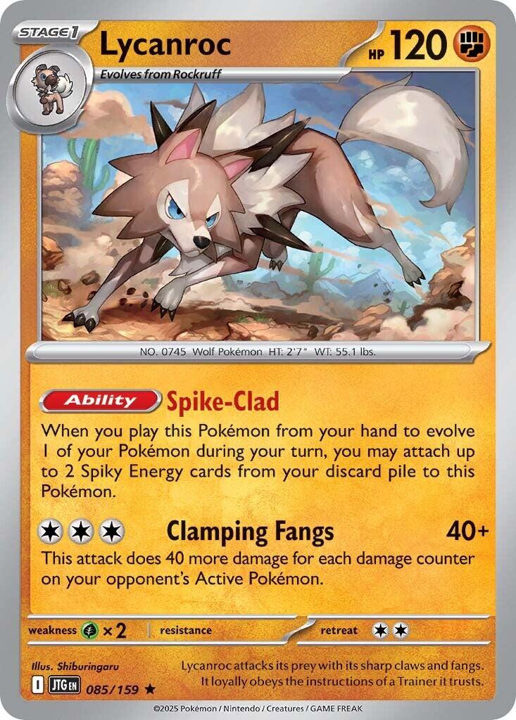 Lycanroc (085/159) [Scarlet & Violet: Journey Together] | Card Merchant Takapuna