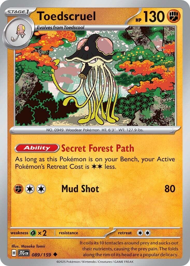 Toedscruel (089/159) [Scarlet & Violet: Journey Together] | Card Merchant Takapuna