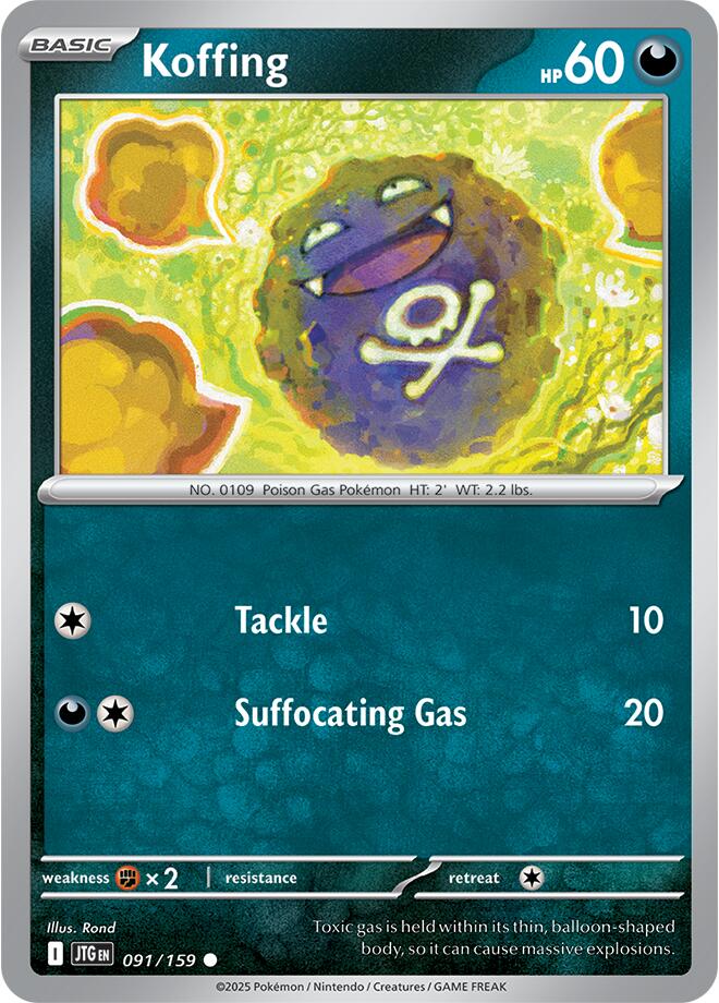 Koffing (091/159) [Scarlet & Violet: Journey Together] | Card Merchant Takapuna
