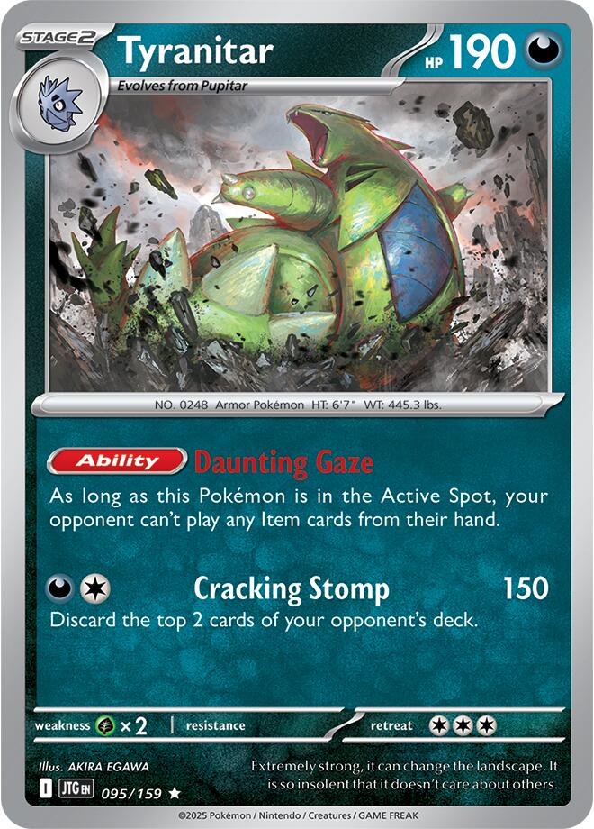 Tyranitar (095/159) [Scarlet & Violet: Journey Together] | Card Merchant Takapuna