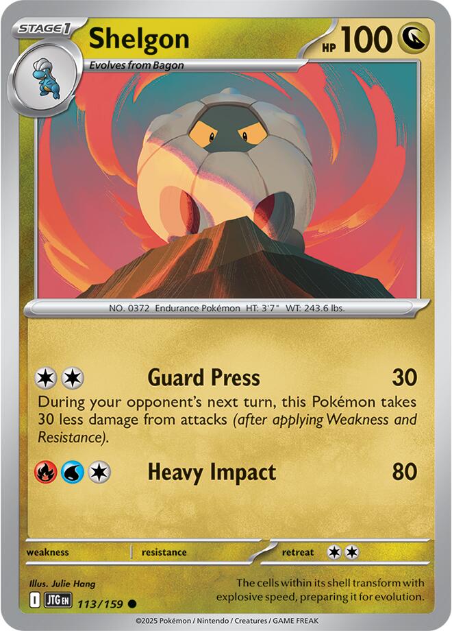 Shelgon (113/159) [Scarlet & Violet: Journey Together] | Card Merchant Takapuna
