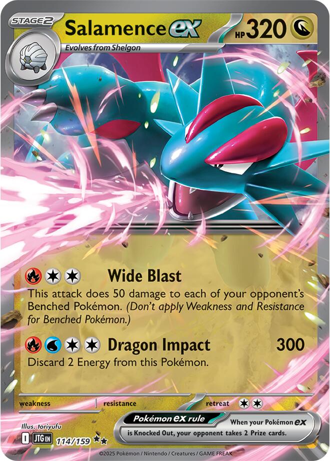 Salamence ex (114/159) [Scarlet & Violet: Journey Together] | Card Merchant Takapuna
