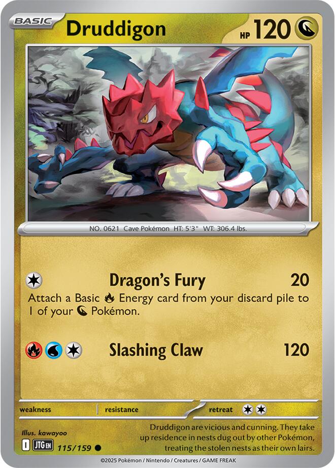 Druddigon (115/159) [Scarlet & Violet: Journey Together] | Card Merchant Takapuna