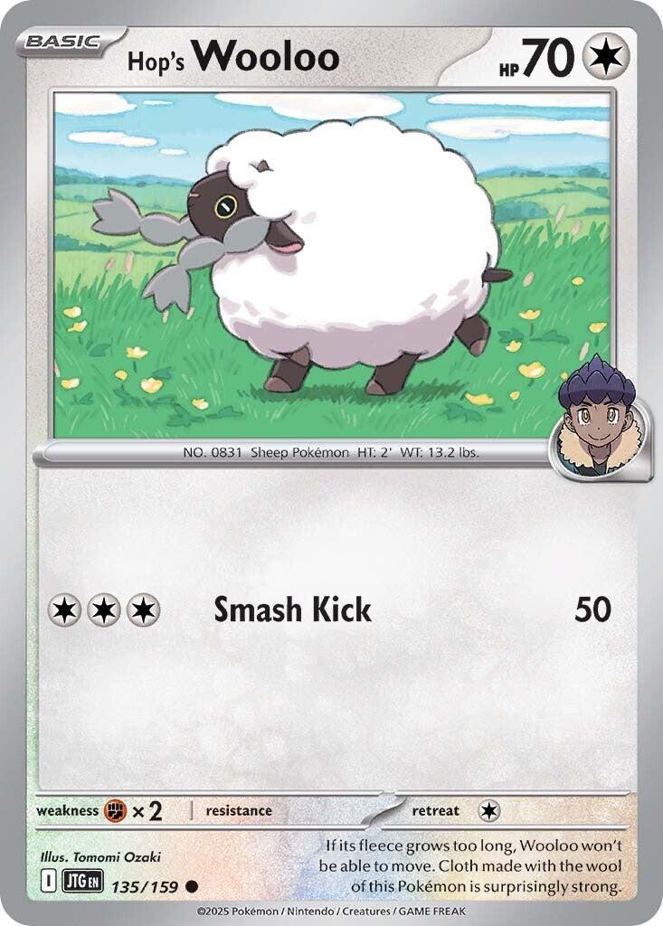 Hop's Wooloo (135/159) [Scarlet & Violet: Journey Together] | Card Merchant Takapuna