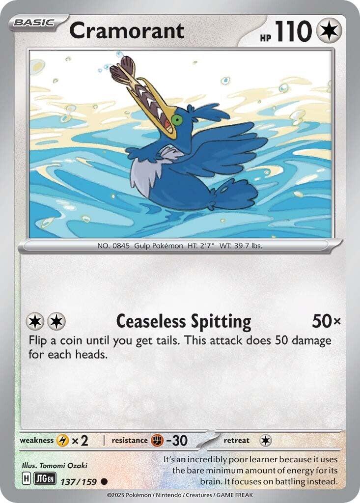 Cramorant (137/159) [Scarlet & Violet: Journey Together] | Card Merchant Takapuna