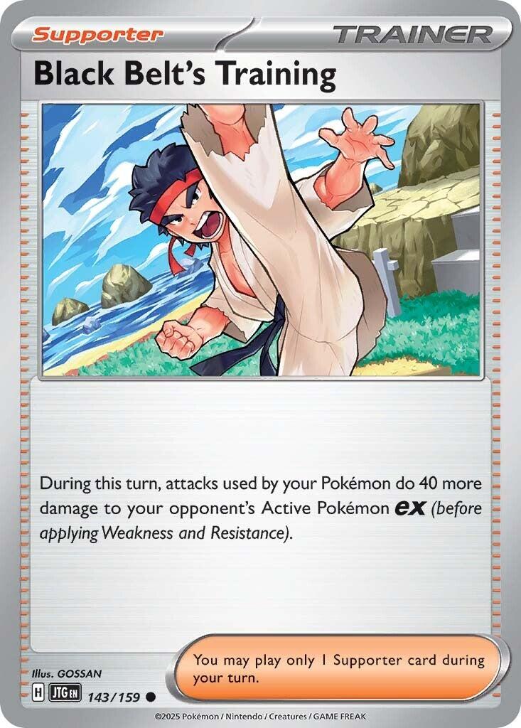 Black Belt's Training (143/159) [Scarlet & Violet: Journey Together] | Card Merchant Takapuna