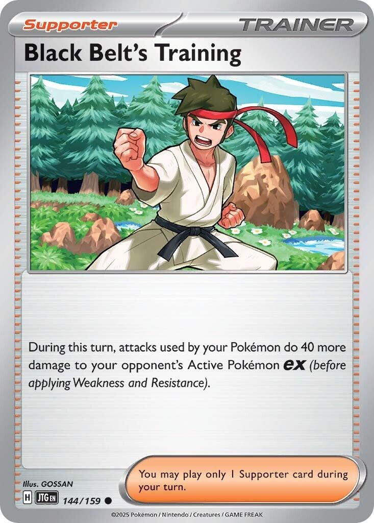 Black Belt's Training (144/159) [Scarlet & Violet: Journey Together] | Card Merchant Takapuna