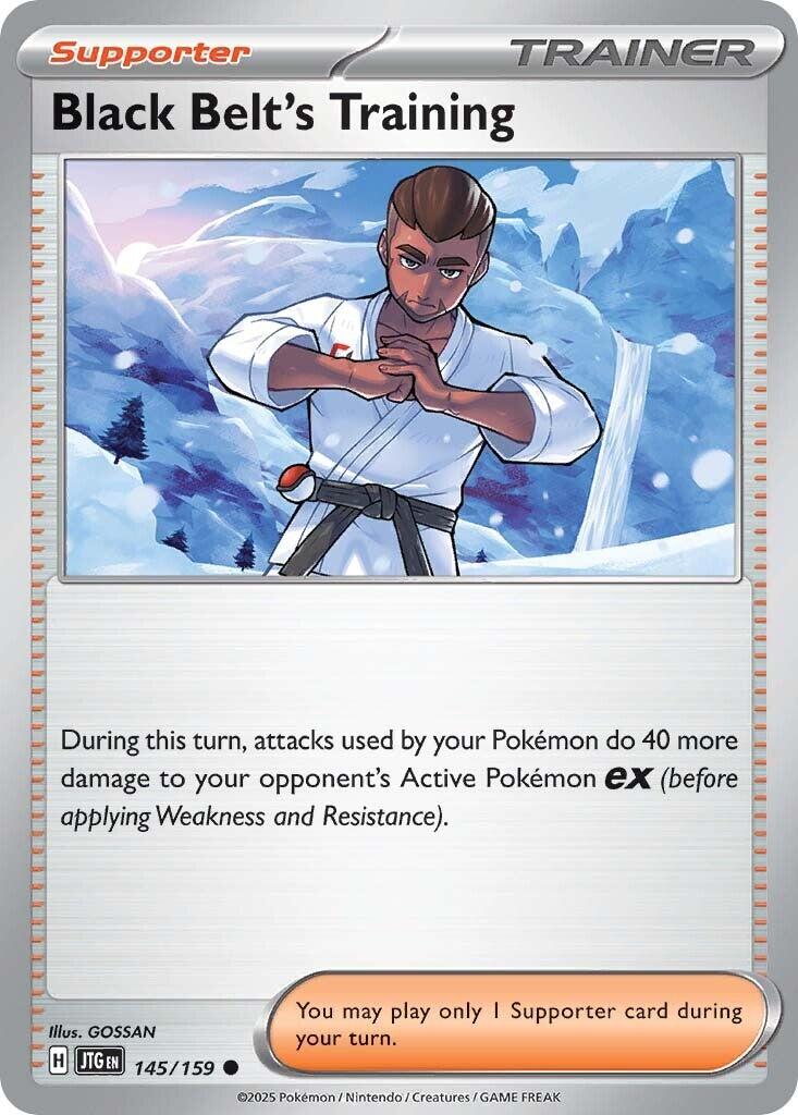 Black Belt's Training (145/159) [Scarlet & Violet: Journey Together] | Card Merchant Takapuna