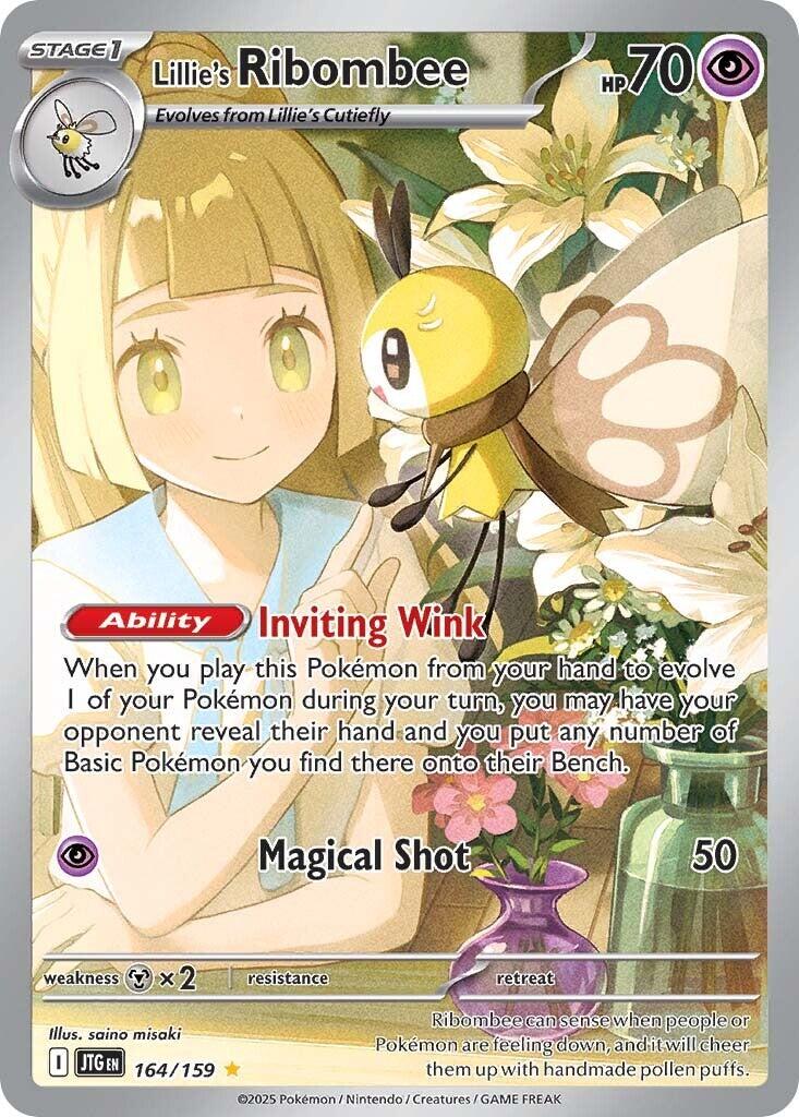 Lillie's Ribombee (164/159) [Scarlet & Violet: Journey Together] | Card Merchant Takapuna