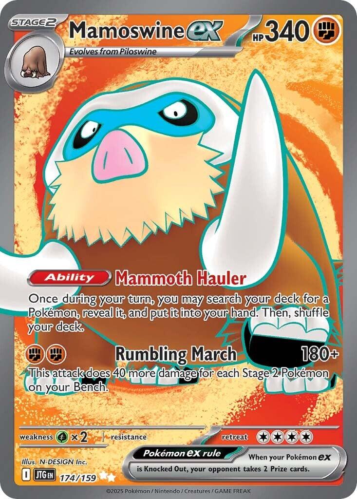 Mamoswine ex (174/159) [Scarlet & Violet: Journey Together] | Card Merchant Takapuna