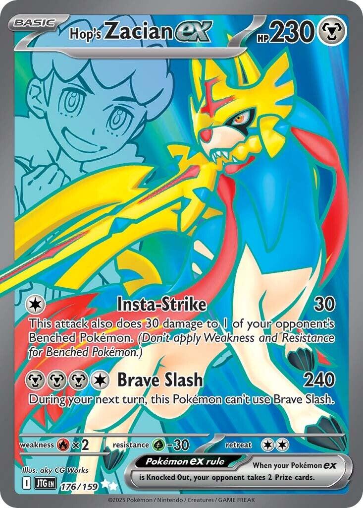 Hop's Zacian ex (176/159) [Scarlet & Violet: Journey Together] | Card Merchant Takapuna