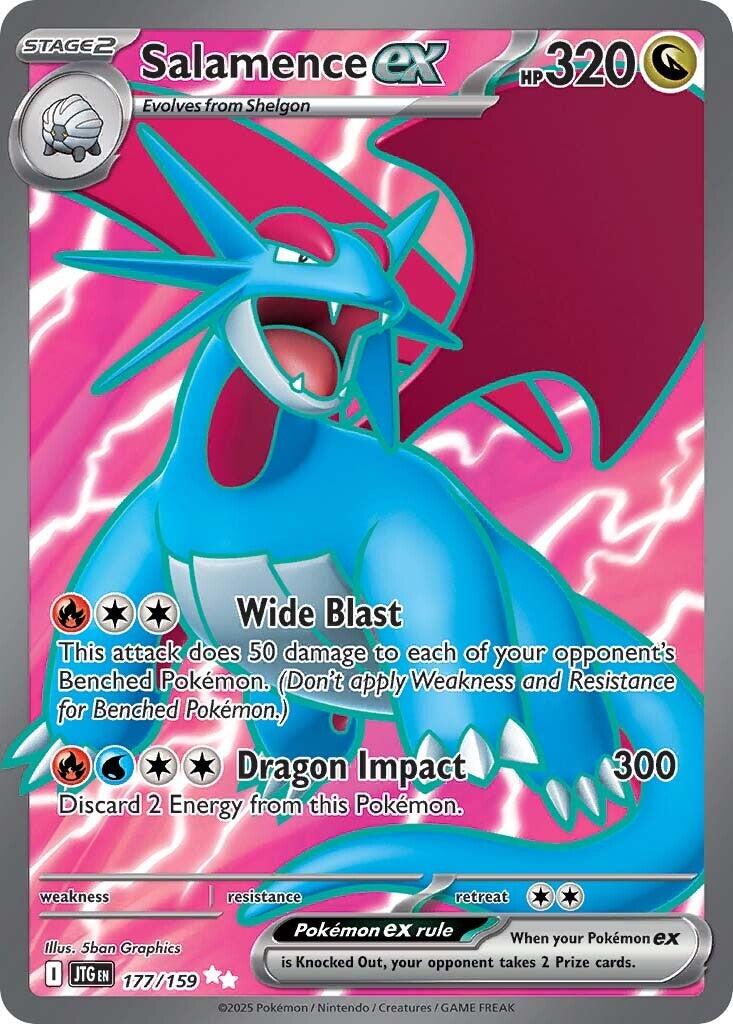 Salamence ex (177/159) [Scarlet & Violet: Journey Together] | Card Merchant Takapuna