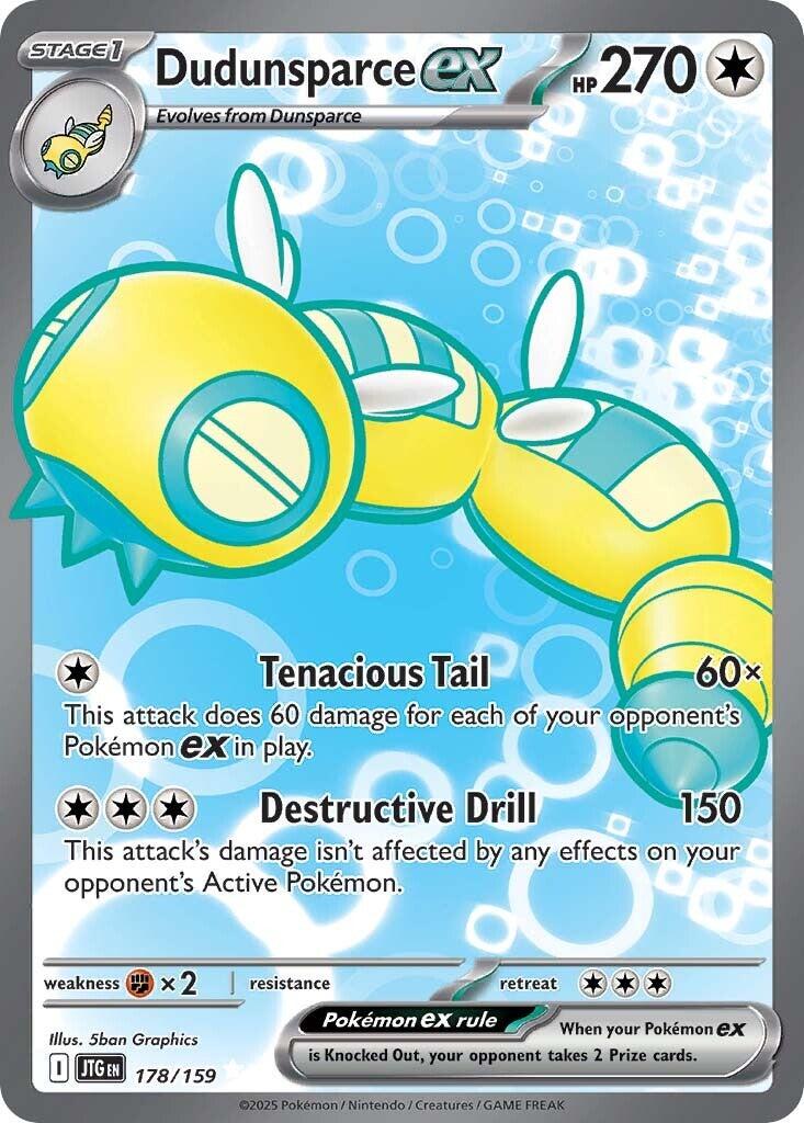 Dudunsparce ex (178/159) [Scarlet & Violet: Journey Together] | Card Merchant Takapuna