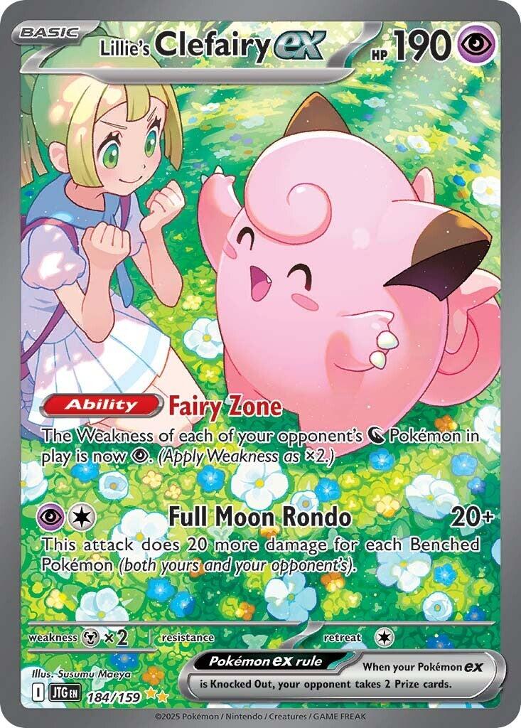 Lillie's Clefairy ex (184/159) [Scarlet & Violet: Journey Together] | Card Merchant Takapuna