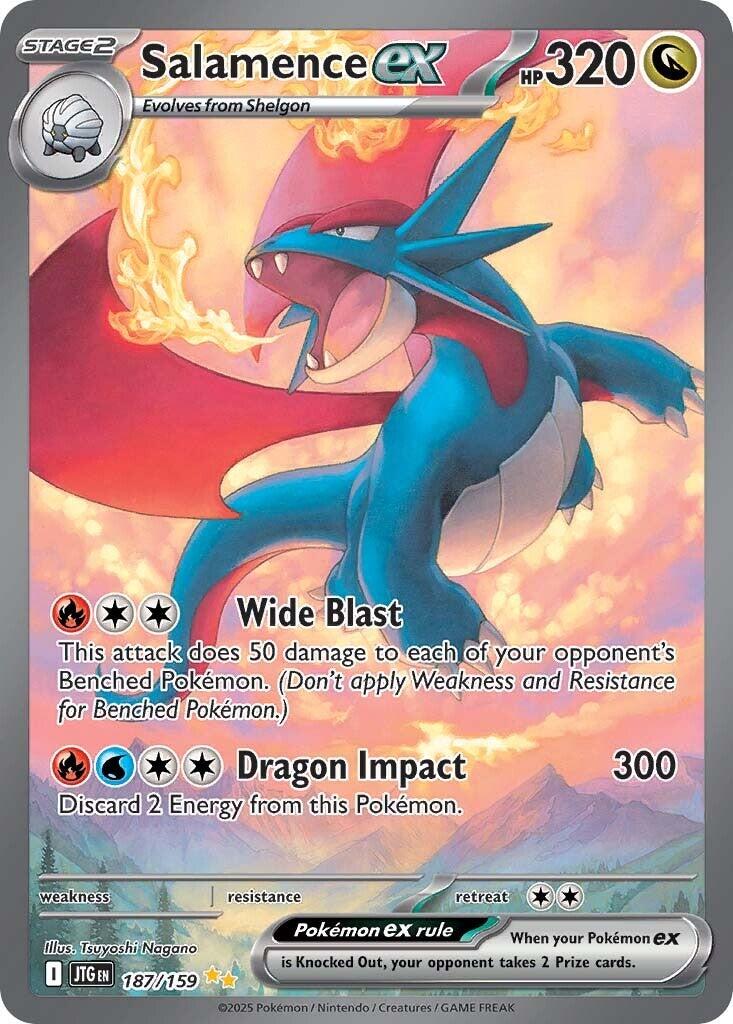 Salamence ex (187/159) [Scarlet & Violet: Journey Together] | Card Merchant Takapuna