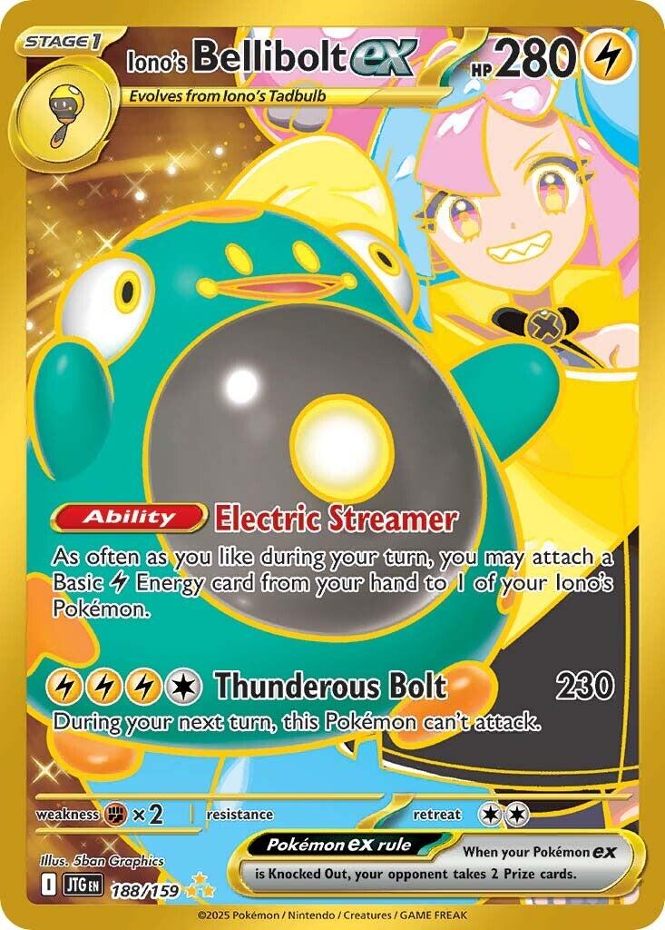 Iono's Bellibolt ex (188/159) [Scarlet & Violet: Journey Together] | Card Merchant Takapuna