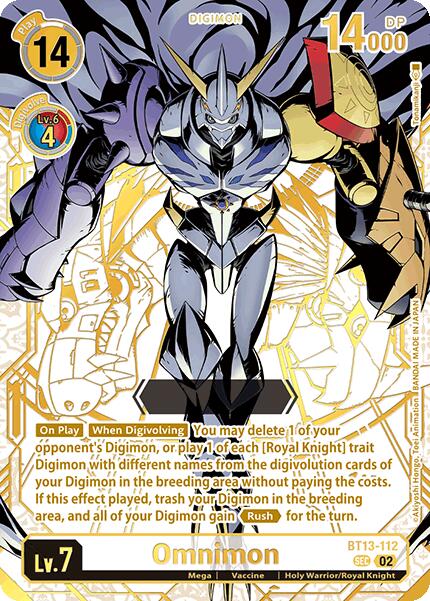Omnimon [BT13-112] (Serial Numbered) [World Convergence] | Card Merchant Takapuna
