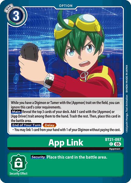 App Link [BT21-097] [World Convergence] | Card Merchant Takapuna