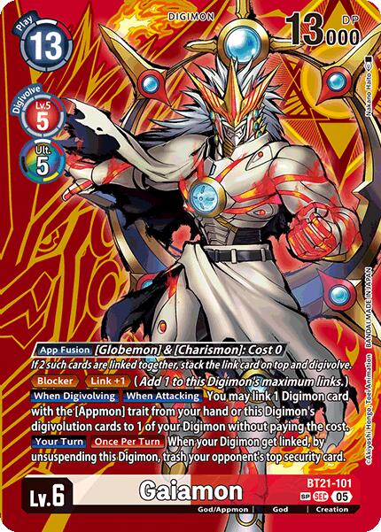 Gaiamon [BT21-101] (SP) [World Convergence] | Card Merchant Takapuna
