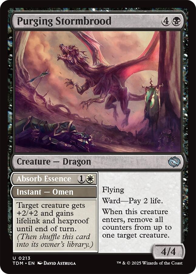 Purging Stormbrood [Tarkir: Dragonstorm] | Card Merchant Takapuna