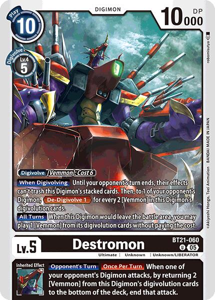 Destromon [BT21-060] [World Convergence] | Card Merchant Takapuna