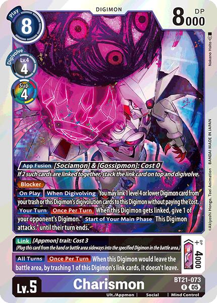 Charismon [BT21-073] [World Convergence] | Card Merchant Takapuna