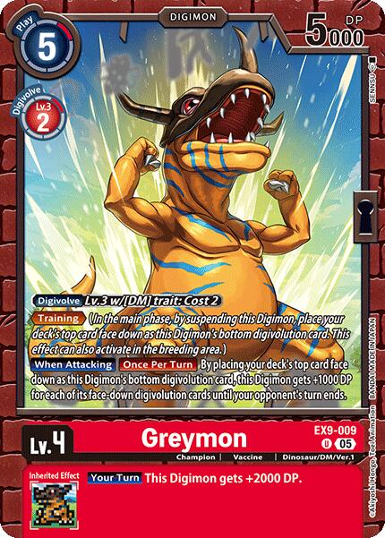 Greymon [EX9-009] [Versus Monsters] | Card Merchant Takapuna