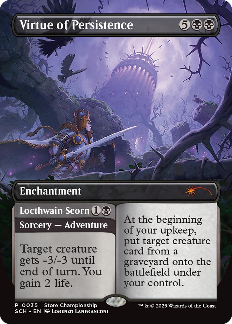Virtue of Persistence [Store Championships 2025] | Card Merchant Takapuna