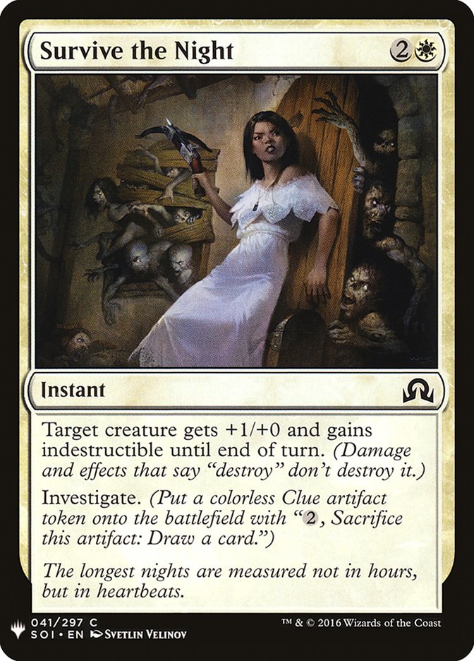 Survive the Night [Mystery Booster] | Card Merchant Takapuna