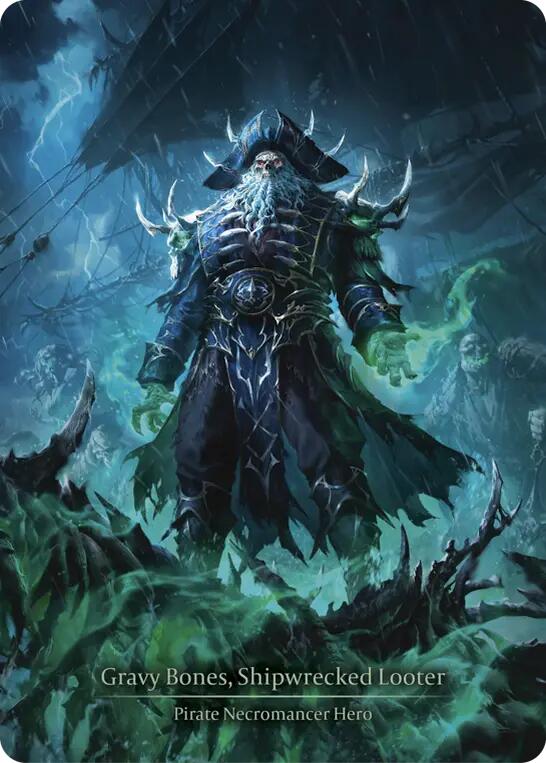Gravy Bones, Shipwrecked Looter (Marvel) [SEA043] (High Seas)  Cold Foil | Card Merchant Takapuna