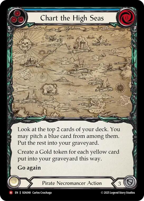 Chart the High Seas [SEA048] (High Seas)  Rainbow Foil | Card Merchant Takapuna