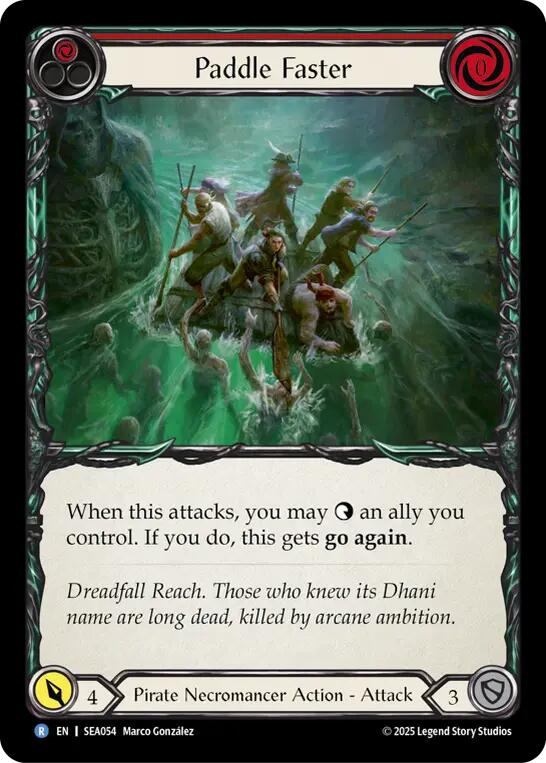 Paddle Faster [SEA054] (High Seas)  Rainbow Foil | Card Merchant Takapuna