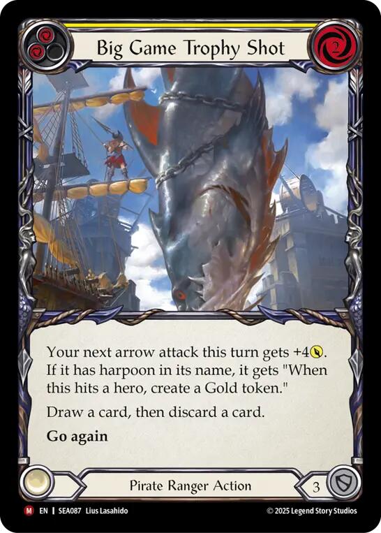 Big Game Trophy Shot [SEA087] (High Seas)  Rainbow Foil | Card Merchant Takapuna