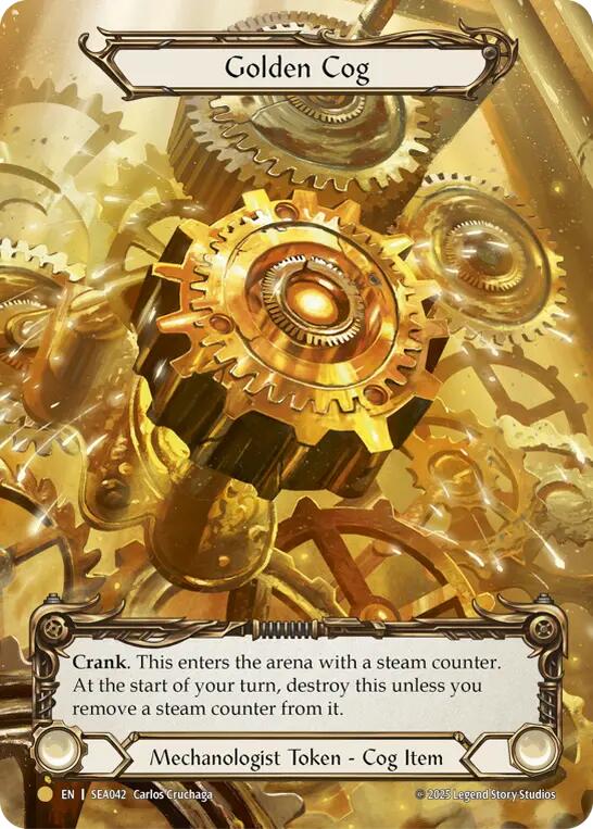 Golden Cog (Marvel) [SEA042] (High Seas)  Rainbow Foil | Card Merchant Takapuna
