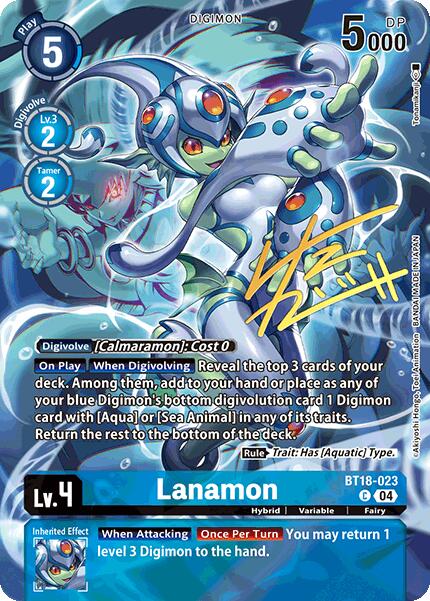 Lanamon [BT18-023] (Signed) [World Convergence] | Card Merchant Takapuna