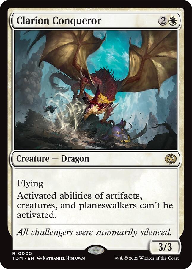 Clarion Conqueror [Tarkir: Dragonstorm] | Card Merchant Takapuna