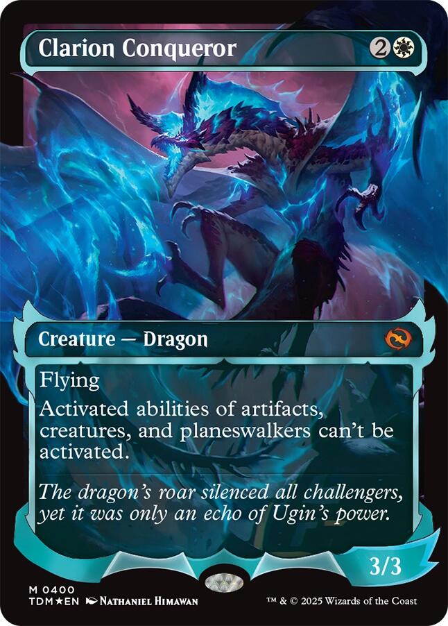 Clarion Conqueror (Showcase) [Tarkir: Dragonstorm] | Card Merchant Takapuna