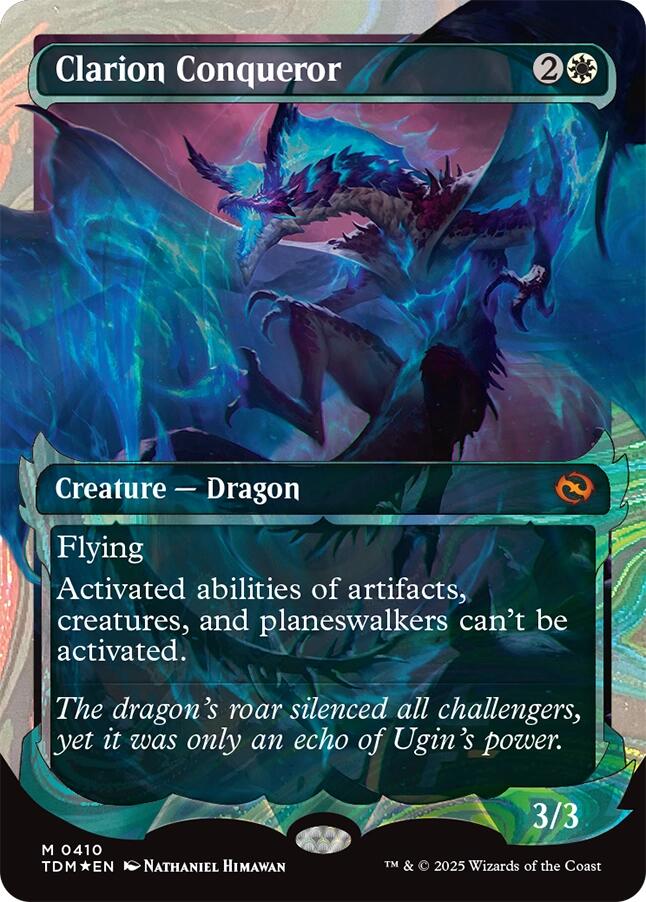 Clarion Conqueror (Showcase) (Halo Foil) [Tarkir: Dragonstorm] | Card Merchant Takapuna
