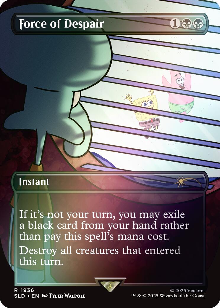 Force of Despair (Rainbow Foil) [Secret Lair Drop Series] | Card Merchant Takapuna